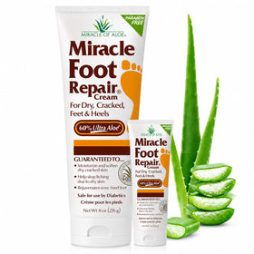 Miracle of Aloe front packaging showing jar and tube with moisturizing benefit