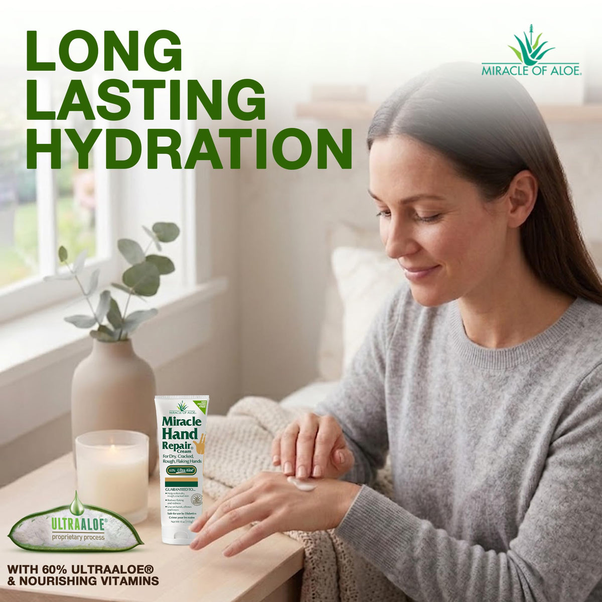 Miracle of Aloe tube inside travel bag for on-the-go care