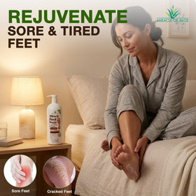 Miracle of Aloe label close-up highlighting 60% UltraAloe concentration