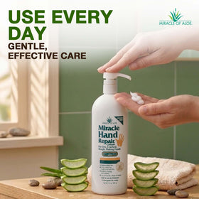 Miracle of Aloe nighttime bedside jar illustrating overnight repair