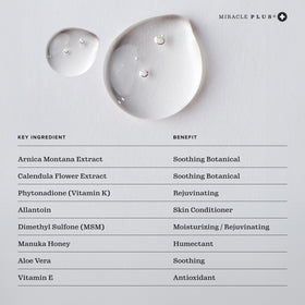 Miracle Plus being applied to forearm demonstrating targeted bruise coverage