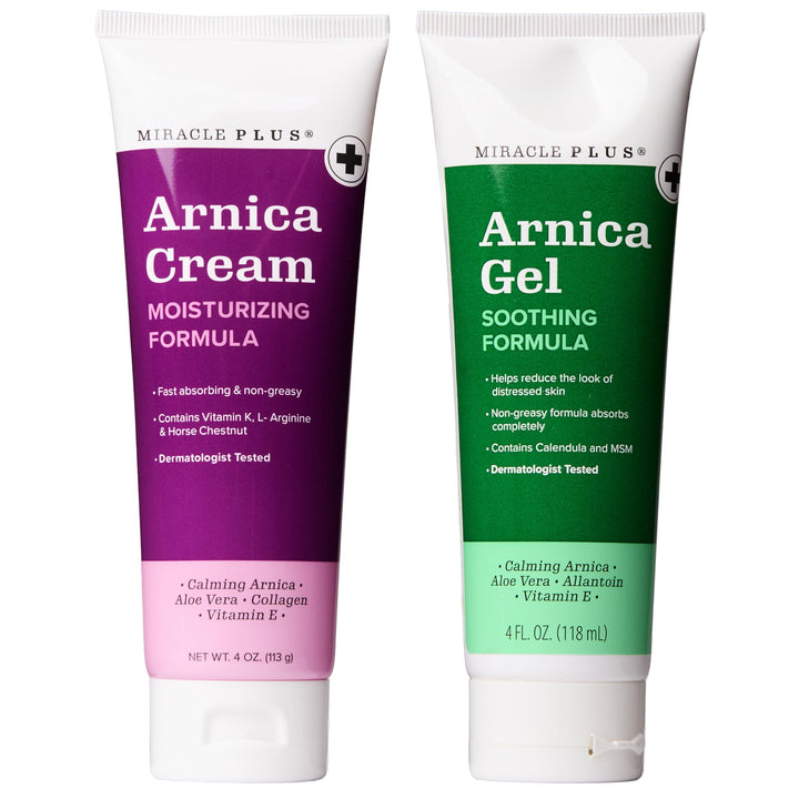 Miracle Plus front packaging showing both cream and gel for clear presentation and quick selection