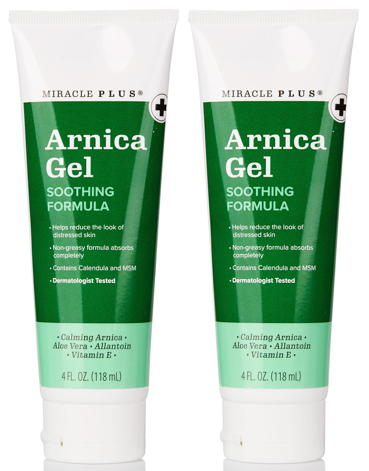 Miracle Plus front packaging showing bottle and branding, clear protective benefit