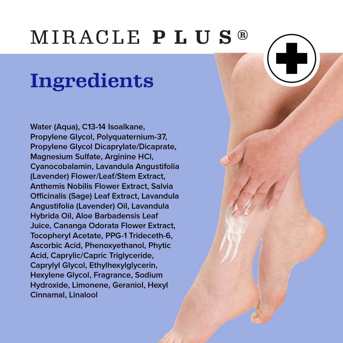 Miracle Plus on nightstand to illustrate bedtime routine relaxation
