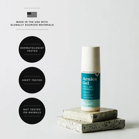 Miracle Plus 3 fl oz bottle beside common items to show travel-friendly size