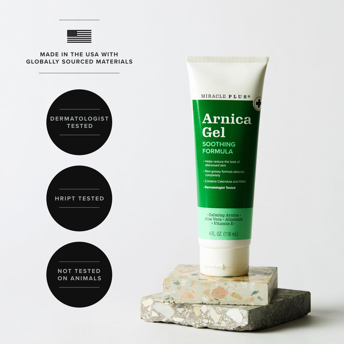 Miracle Plus close-up texture of gel and cream showing absorbent consistency for comfortable wear