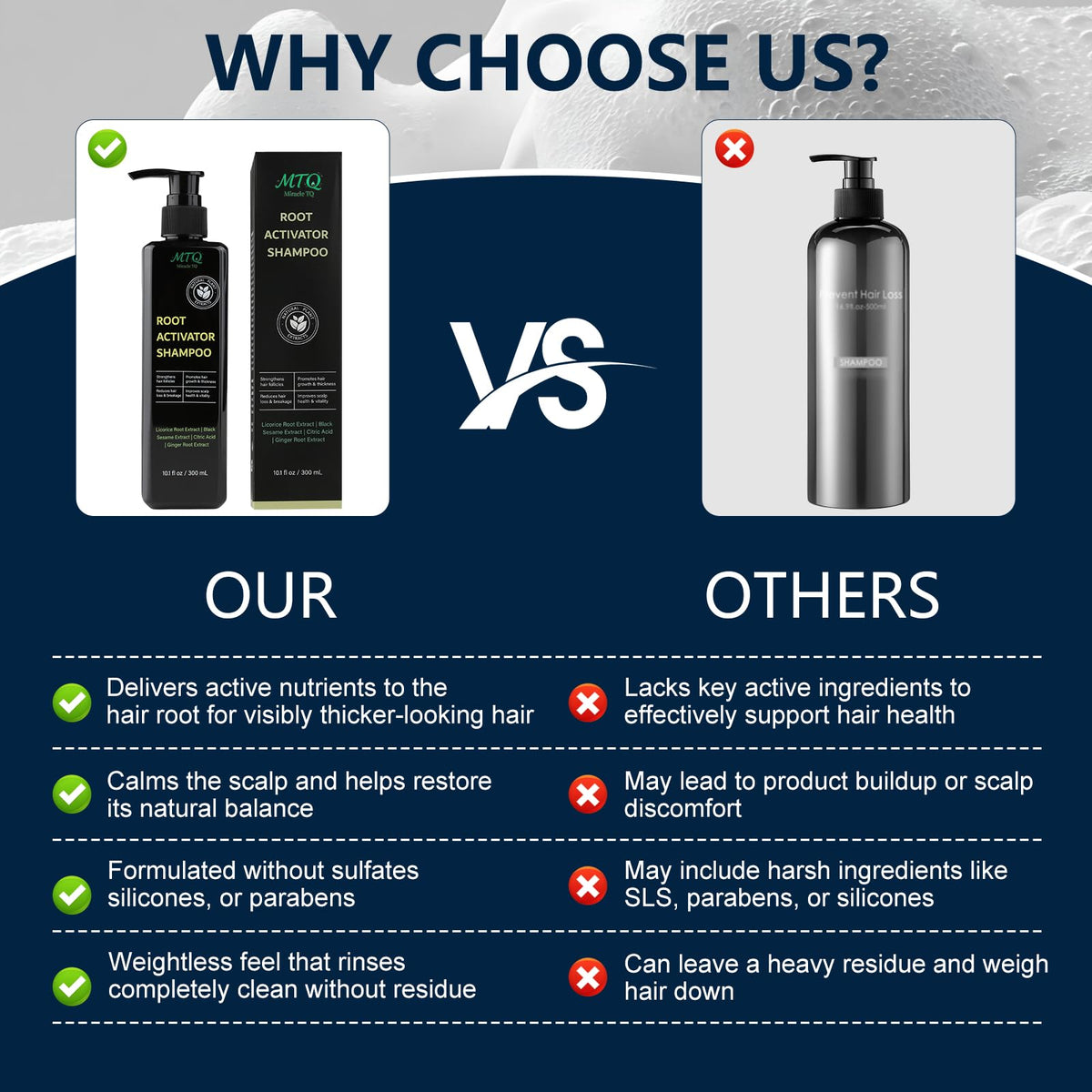 Miracle TQ in use on male model illustrating cooling sensation and scalp care