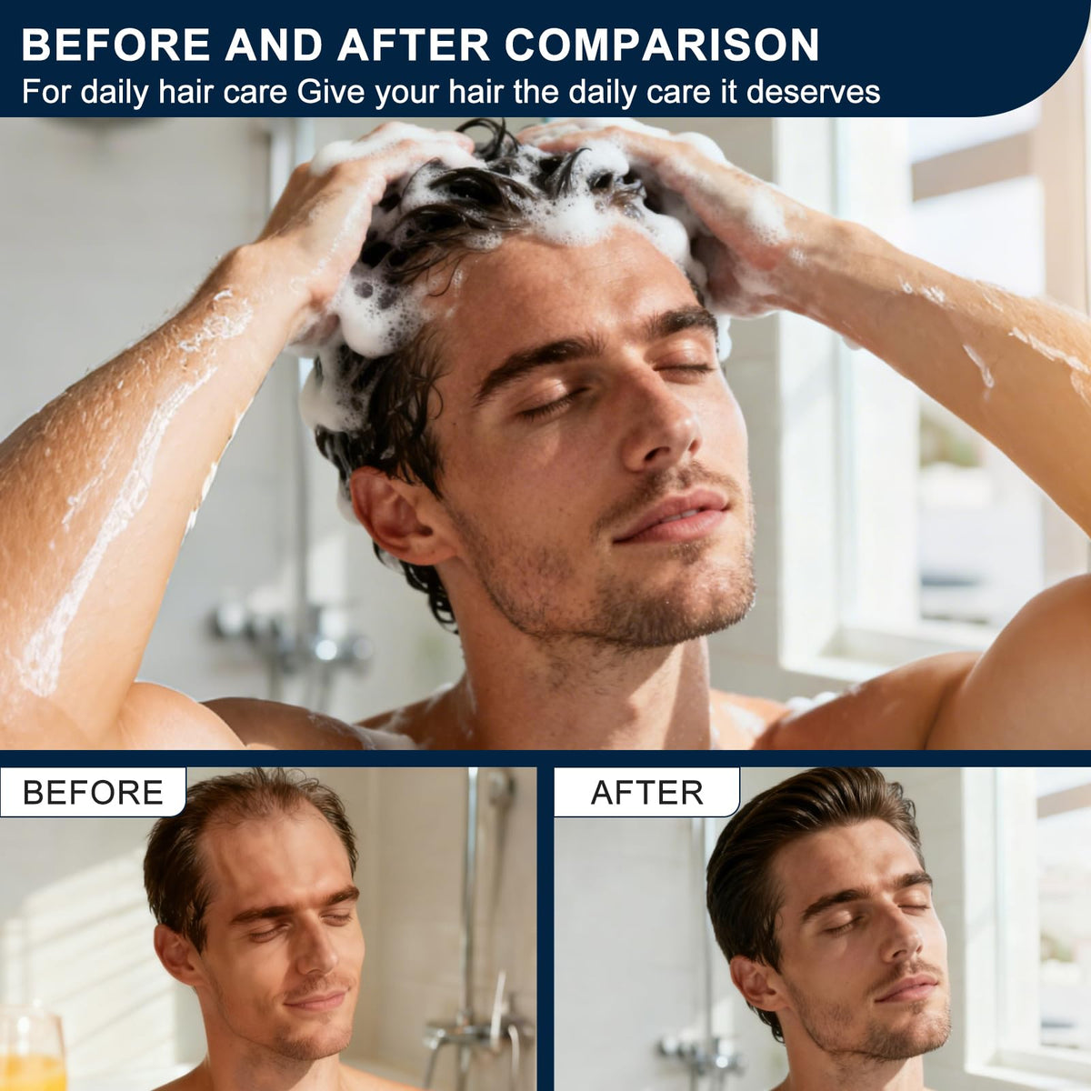 Miracle TQ botanical ingredients display emphasizing natural extracts and scalp support