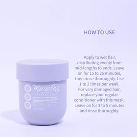 Miracles By Milagros close-up of ingredients label highlighting amino blend