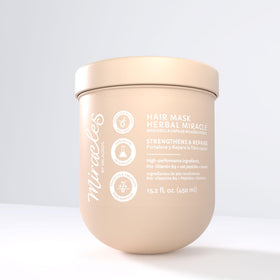 Miracles By Milagros jar front view showing restorative benefits
