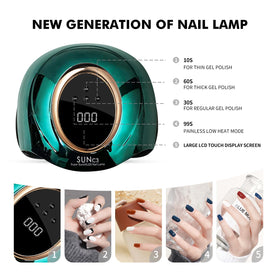 MIRAGE LAYON in-use with hands under lamp demonstrating automatic infrared sensor convenience