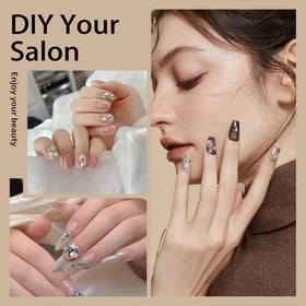 MIRAGE LAYON curing a hand demonstrating touch-free infrared activation and quick results