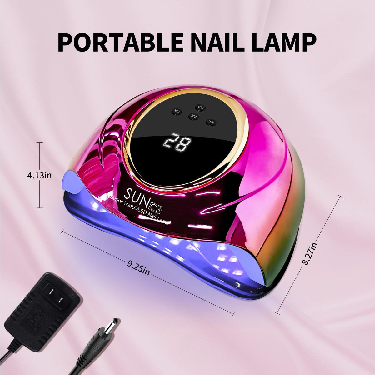 MIRAGE LAYON packaging and included accessories for ready-to-use salon setup