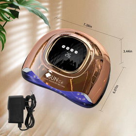 MIRAGE LAYON foot inside lamp for pedicure use illustrating roomy interior and convenience