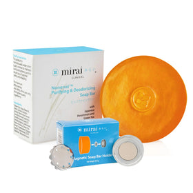 Mirai front packaging showing persimmon soap and clear benefit