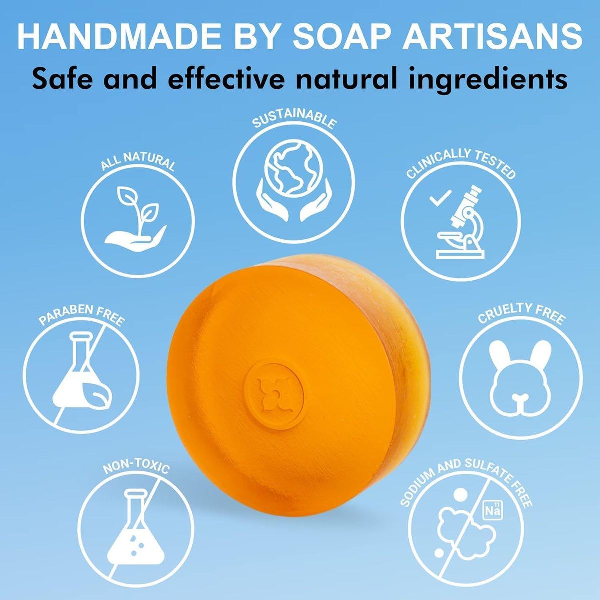 Person hugging confidently after using Mirai soap showing odor reduction