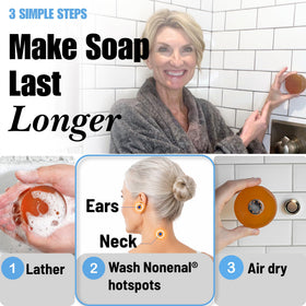 Mirai soap lather foam demonstrating deep yet gentle cleansing benefit