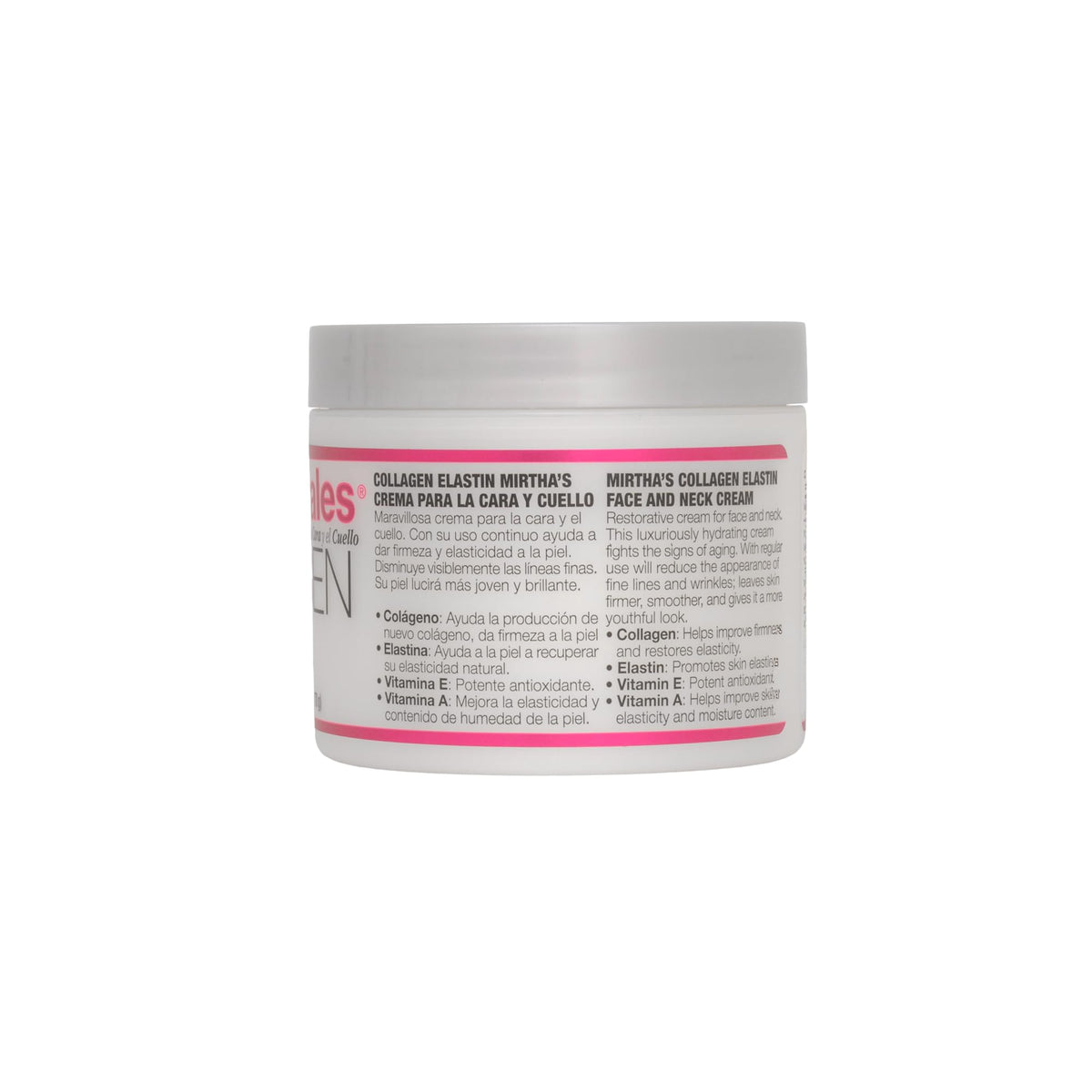 Mirta De Perales open jar close-up highlighting cream texture and rich hydration