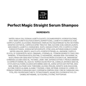 Mise En Scene bathroom lifestyle shot conveying glossy, manageable hair