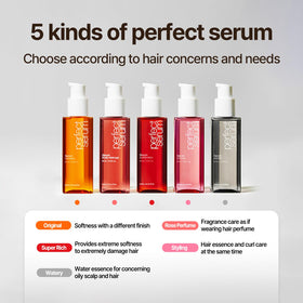 Mise En Scene before and after ends showing reduced dryness and improved smoothness