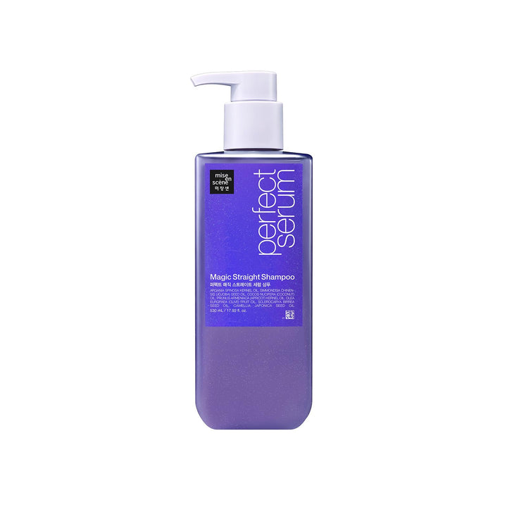 Mise En Scene front packaging showing bottle and product benefit