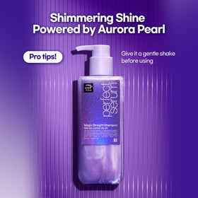Mise En Scene in-shower use demonstrating ease of application and control