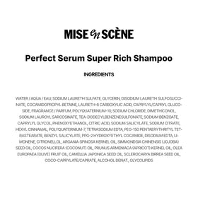 Mise En Scene before and after hair image showing smoother, shinier benefit