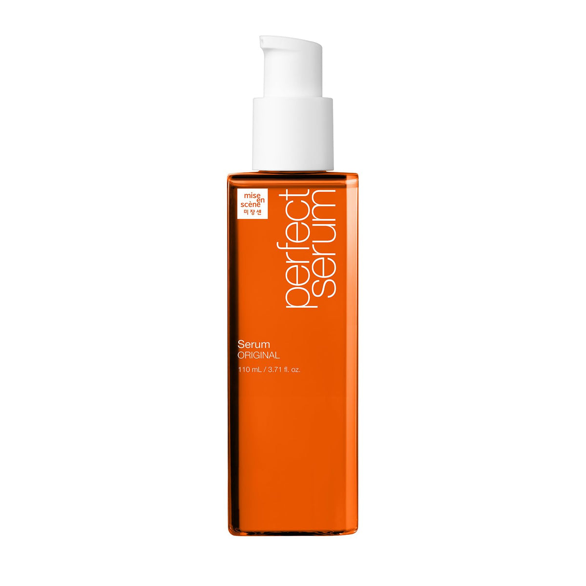 Mise En Scene front bottle showing label and compact design for easy styling
