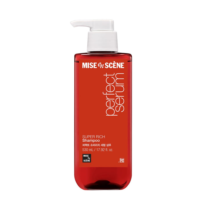 Mise En Scene front packaging showcasing product and nourishing benefit