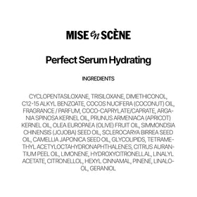 Mise En Scene serum with citrus fruits and blossoms conveying natural fragrance and uplifting notes