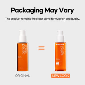 Mise En Scene serum drops on hand showing lightweight texture and absorption