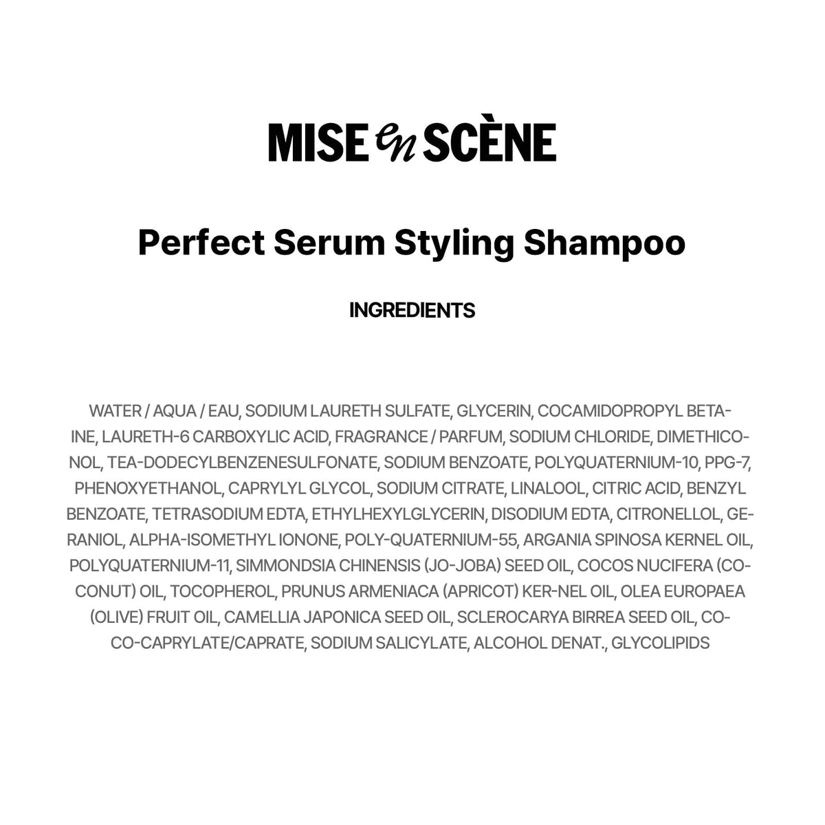 Mise En Scene styled hair outdoors showcasing scent and styling memory benefit