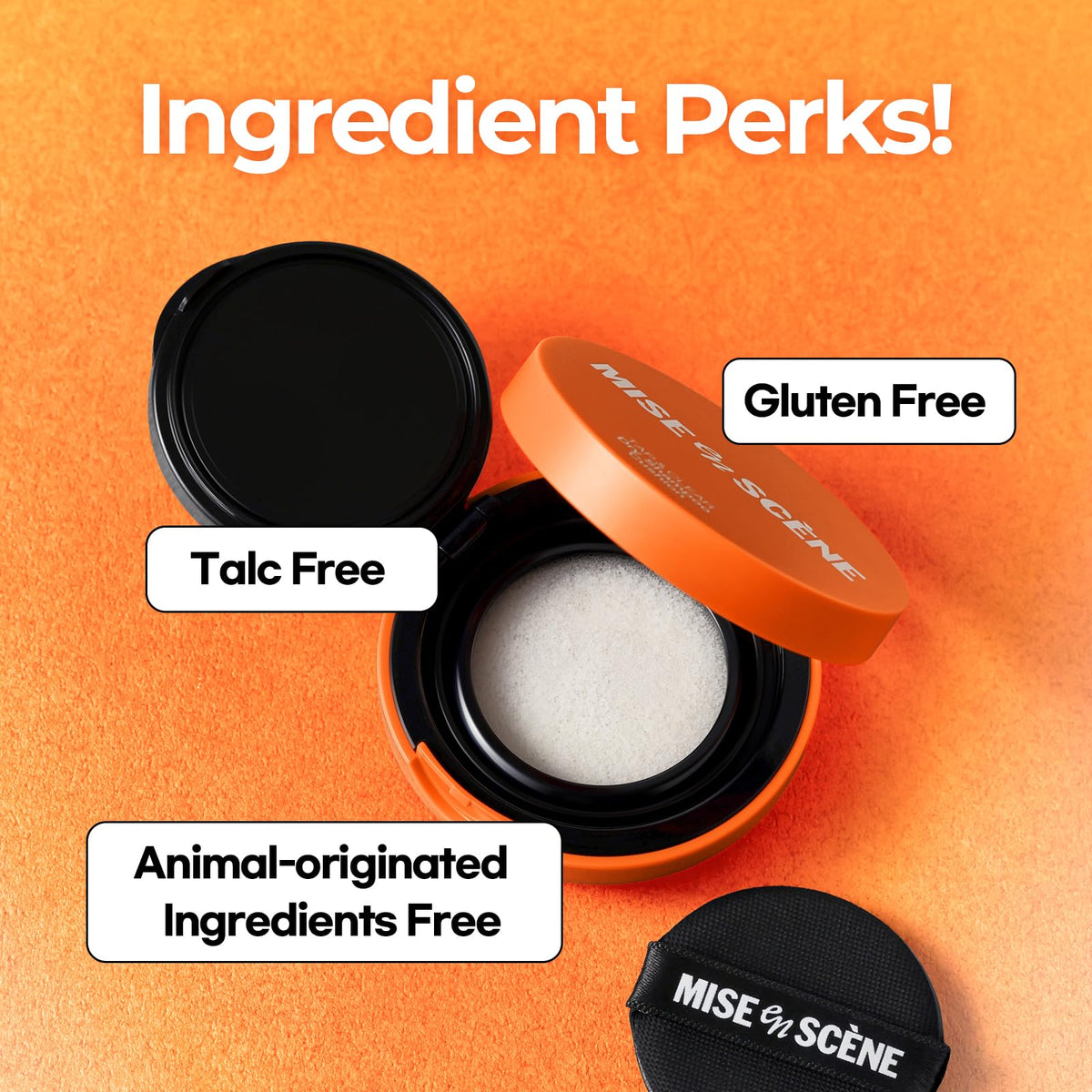 Mise En Scene compact inside purse showing travel suitability and aerosol‑free convenience