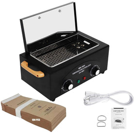 Misforu front view of high-temperature dry heat box showing compact design and benefit of space-saving