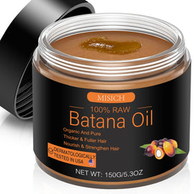MISICH jar front view showing label and natural Batana paste benefits