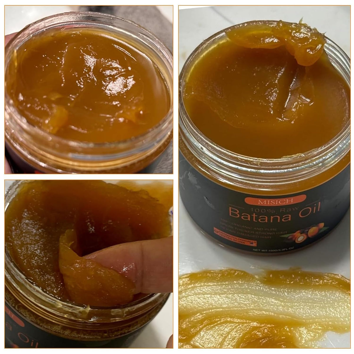 MISICH 5.3 oz jar next to common items to show true size and portability