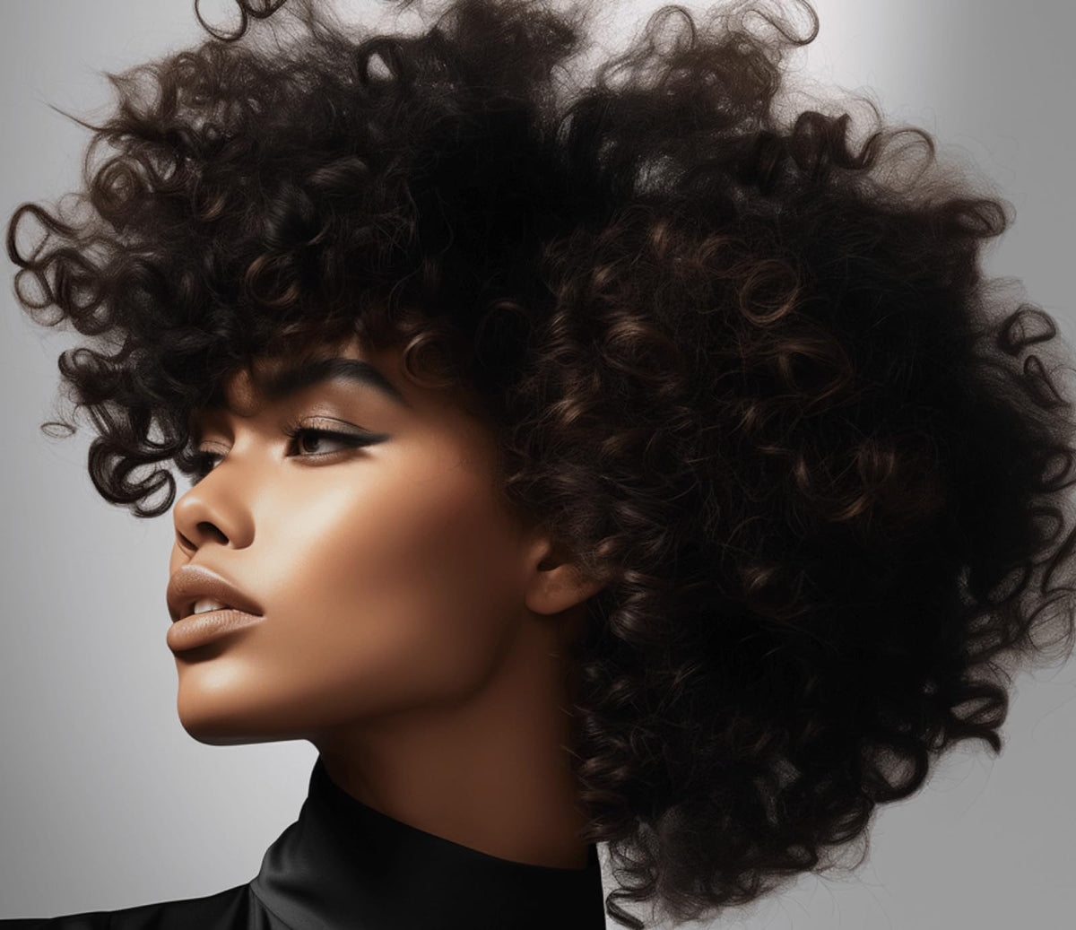Miss Jessie's before and after curls showing enhanced definition and shine
