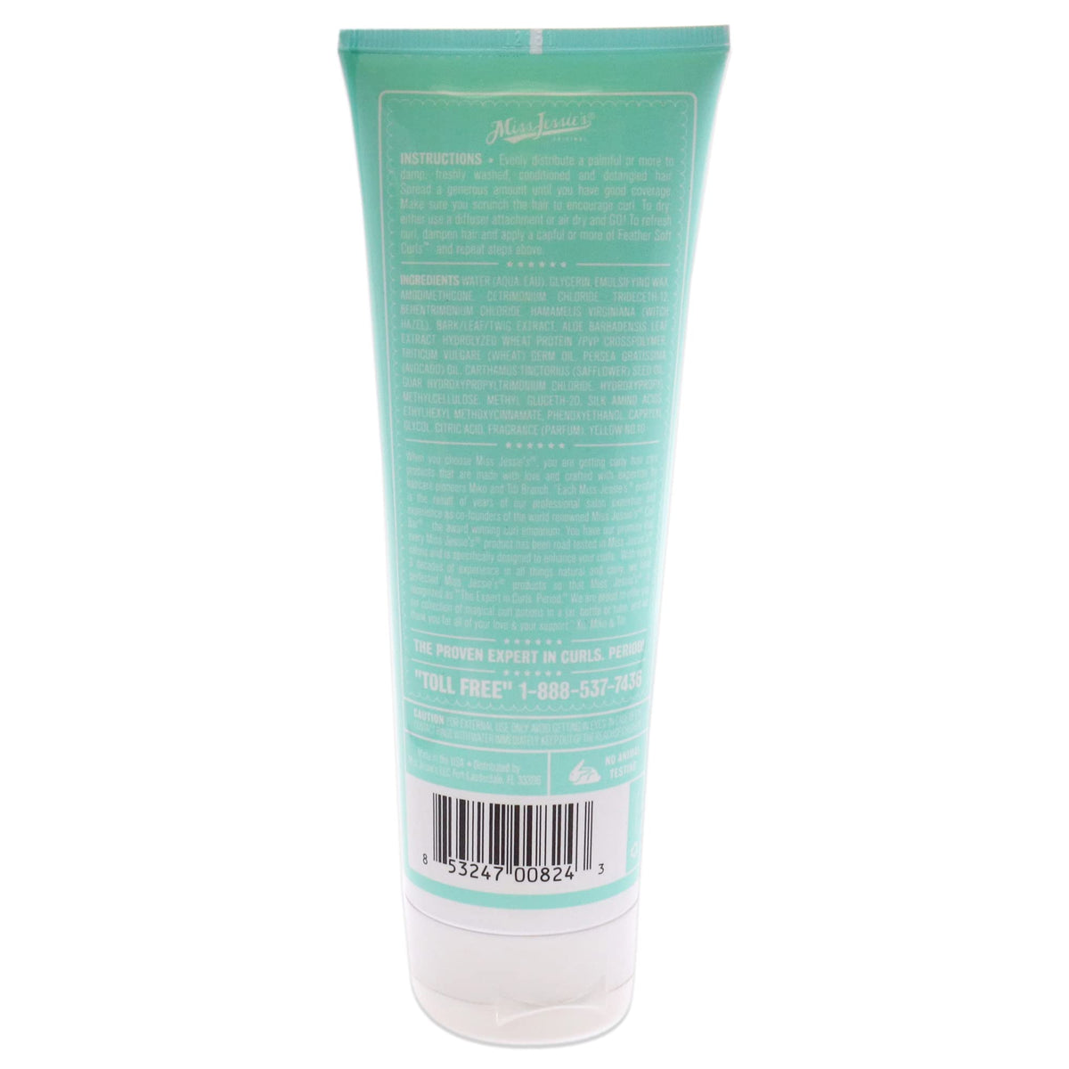 Miss Jessie's lotion in palm demonstrating smooth texture and easy spread