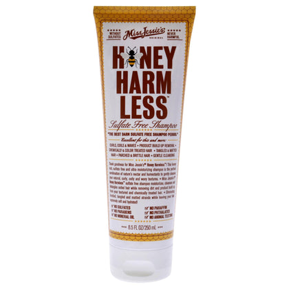 Miss Jessie's bottle front view showing label and size with clear moisturizing benefit