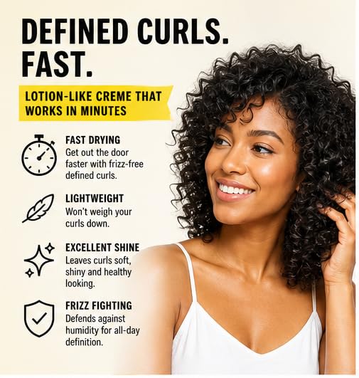 Miss Jessie's before and after curls demonstrating defined, softer curls