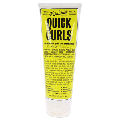 Miss Jessie's front packaging showing jar and easy-grip lid for quick styling