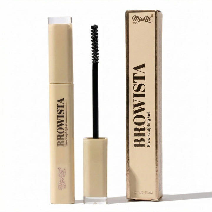 Miss Lil USA front packaging showing product and benefit of polished brows
