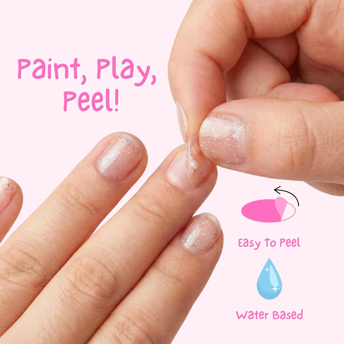 MISS NELLA brush applicator detail demonstrating smooth, even application benefit