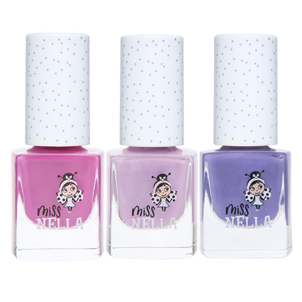 MISS NELLA peel-off removal demo on fingertip for quick clean-up benefit