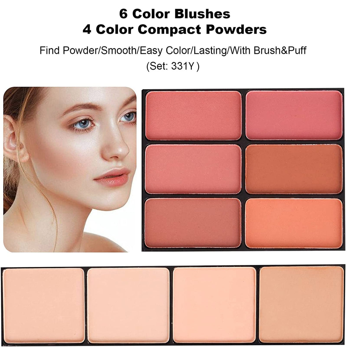 MISS ROSE M eye look application demonstrating color blends and wearable finish
