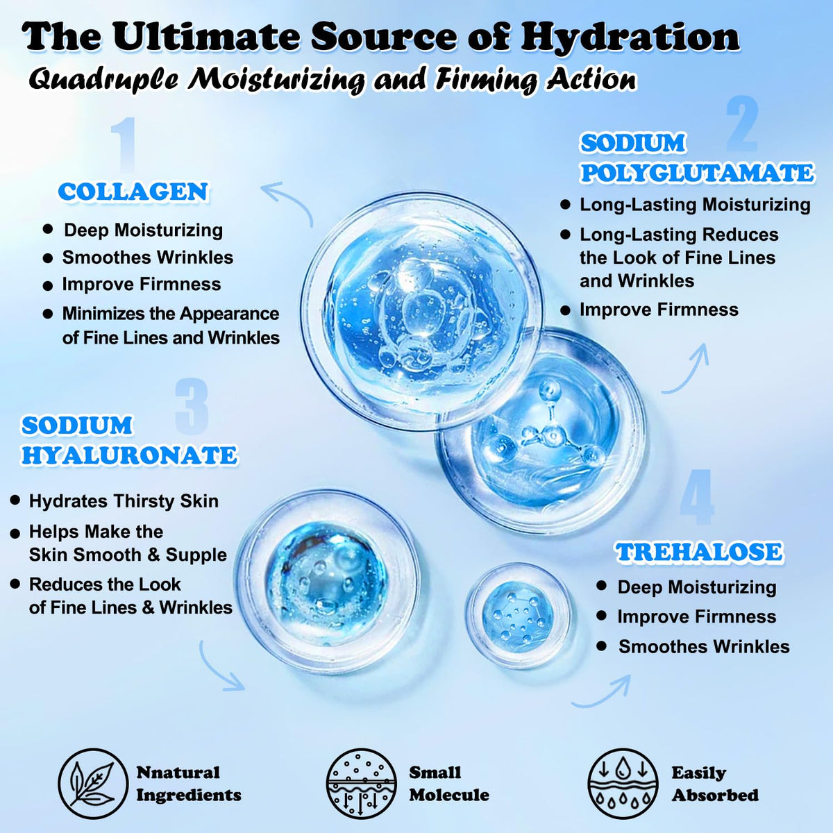 MISSEDSEN essence pouring from sachet demonstrating rich hydration benefit