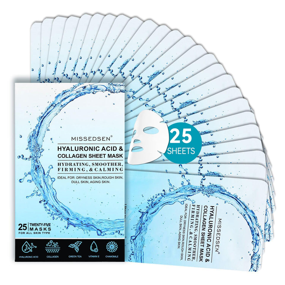 MISSEDSEN front packaging showing 25pcs for easy replenishment and convenience