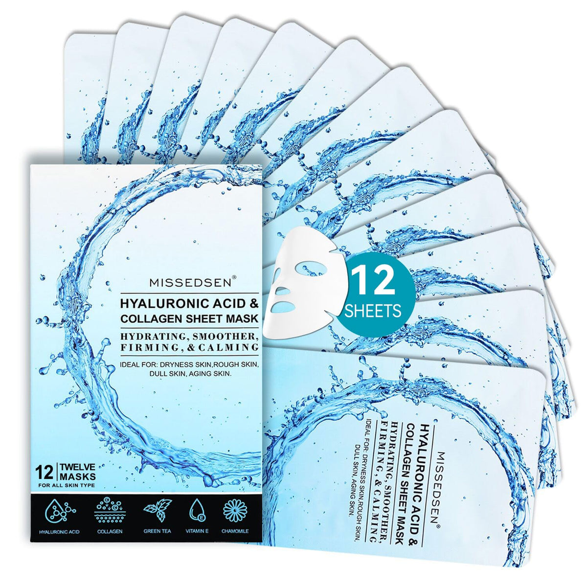 MISSEDSEN front packaging showing box and branding with clear product benefit