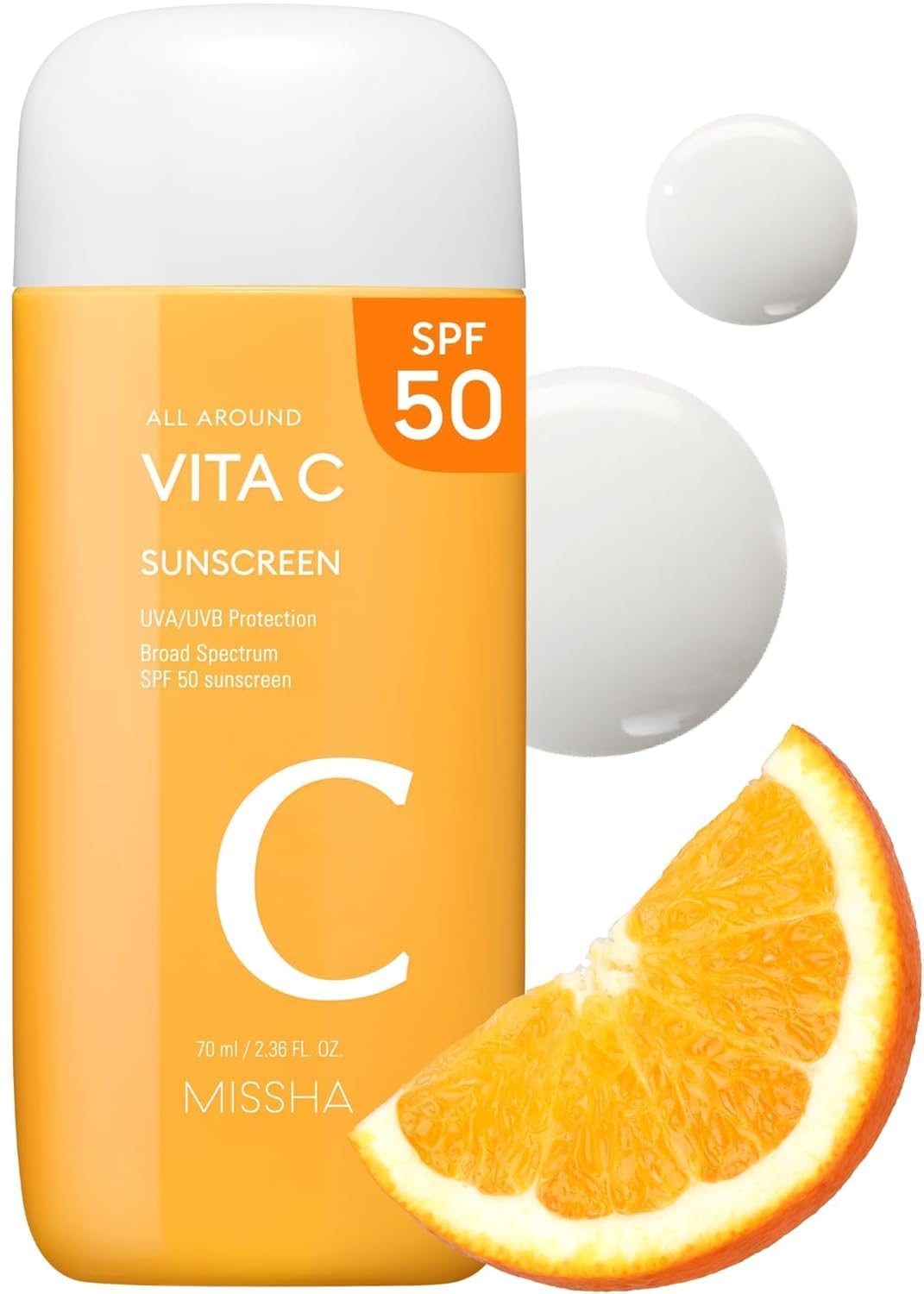 MISSHA front packaging showing tube and SPF protection benefit