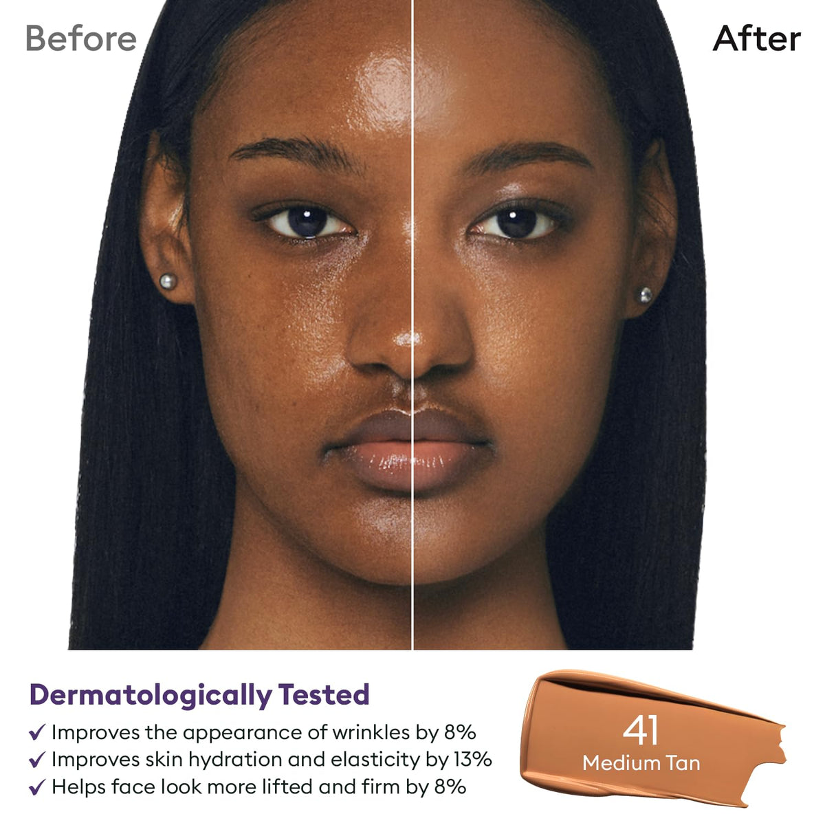 MISSHA being blended with fingers for natural coverage benefit